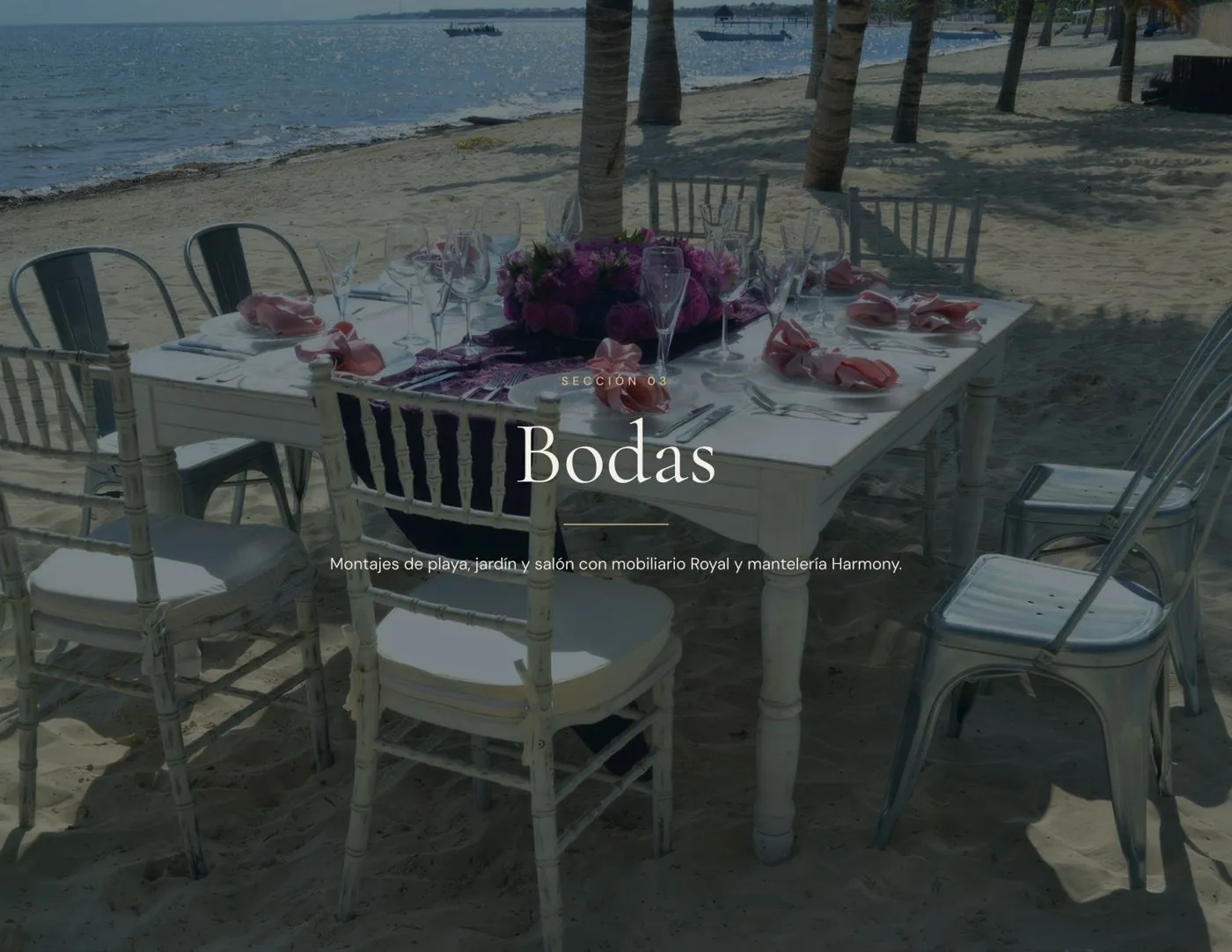 Catálogo de eventos Royal Table Cancún, página 12